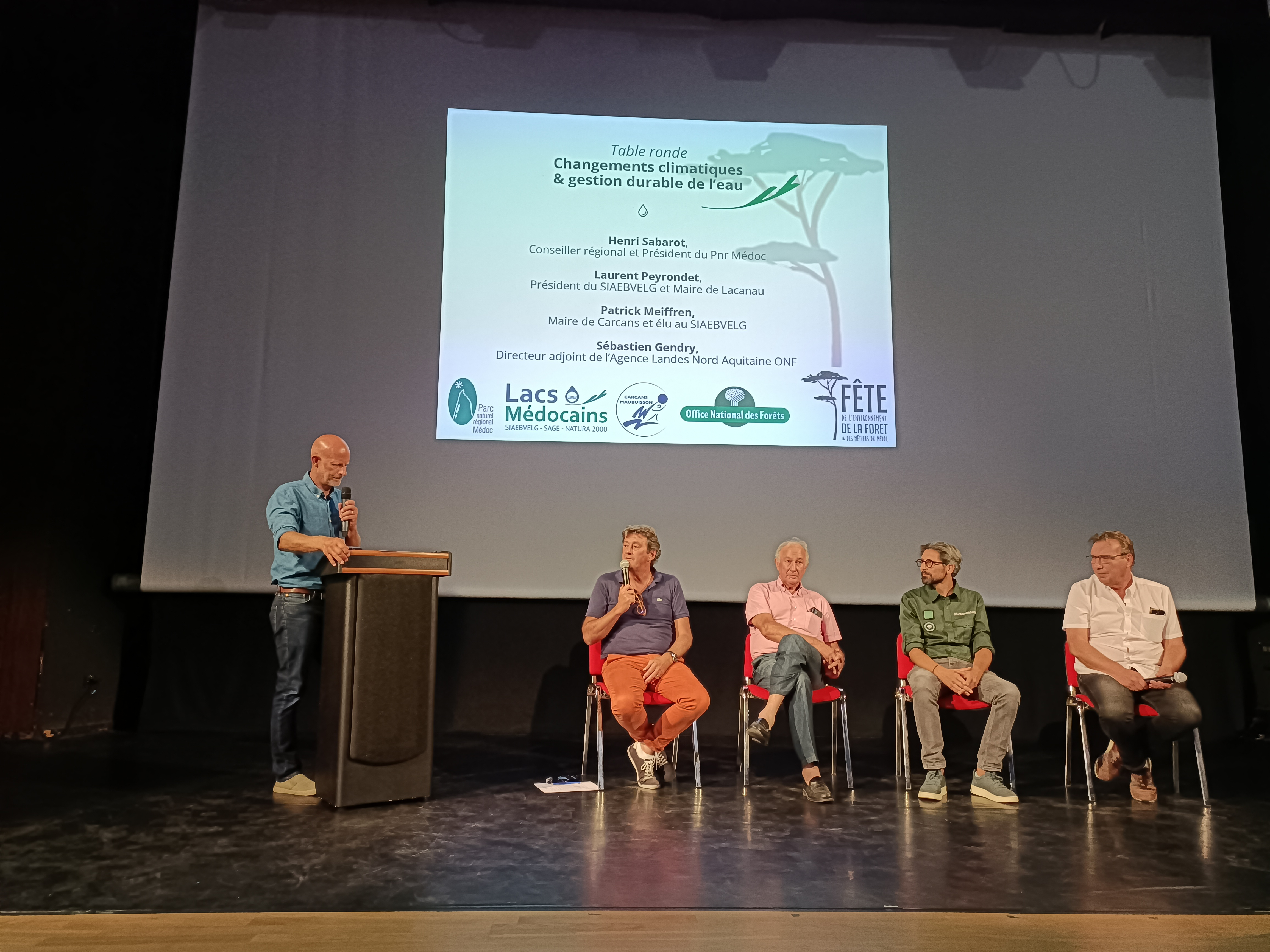 Retour sur la conférence "Changements climatiques & gestion durable de l'eau autour des lacs médocains" - FEFOMM 2023