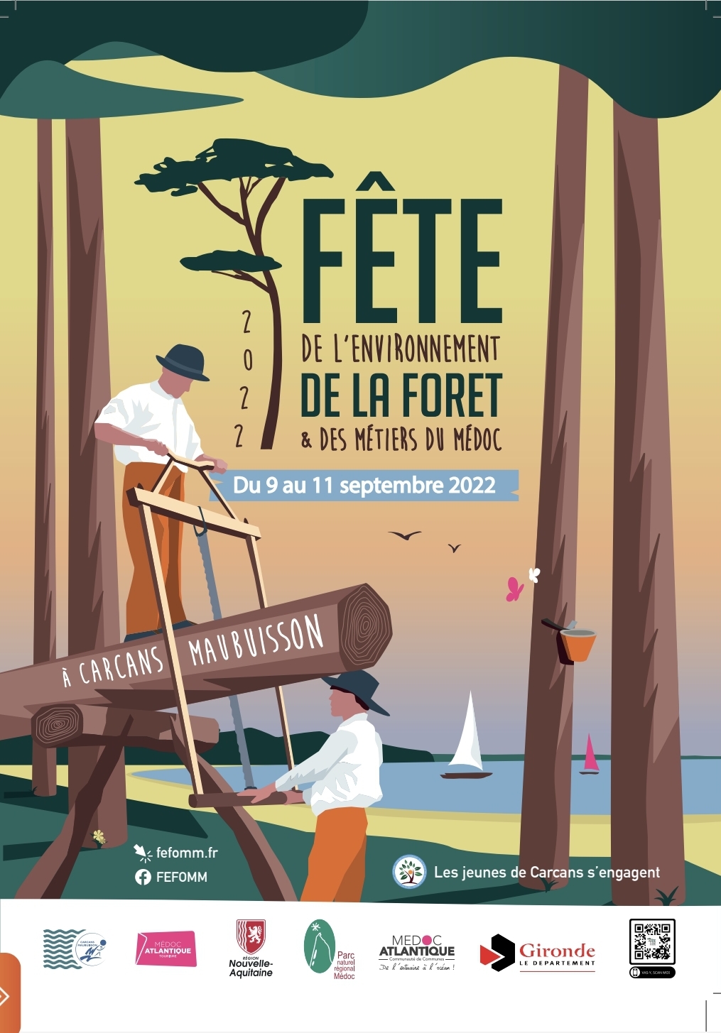 Fête de l'Environnement et de la Forêt à Carcans : du 9 au 11 septembre 2022 Fête de l'Environnement et de la Forêt à Carcans : du 9 au 11 septembre 2022