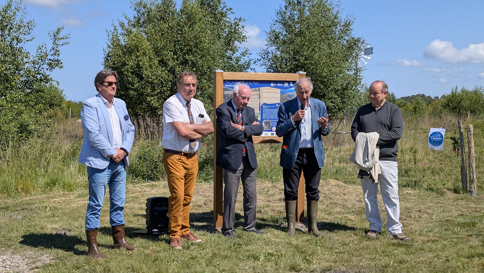 Inauguration du parc pastoral du marais du Pouch à Carcans Inauguration du parc pastoral du marais du Pouch à Carcans
