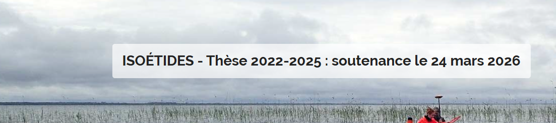 Th&egrave;se sur la g&eacute;n&eacute;tique des iso&eacute;tides sur les lacs 